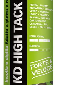 Sigillante adesivo Fischer Fixings KD HIGH TACK ad Altissima presa iniziale Bianco, Cartuccia da 290 ml