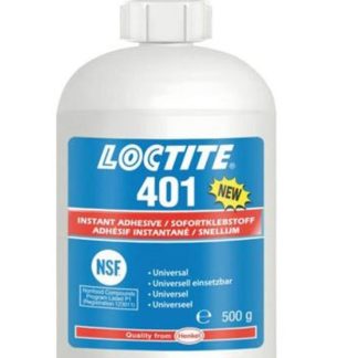 Adesivo istantaneo Loctite Loctite 401, col. Trasparente da 500 g
