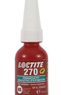 Sigillante per tubi (Liquido) Loctite 270, 10 ml, col. Verde, resistenza Elevata, Da -55 a +180 °C