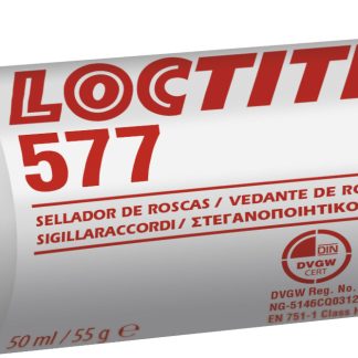 Sigillante per tubi (Gel) Henkel 577, 50 ml, col. Giallo, resistenza Media, -55 → +150 °C