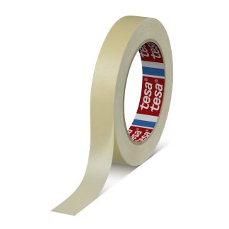 Nastro in Carta Tesa 4329, adesivo in Gomma naturale, 50m x 19mm x 0.13mm, Giallo