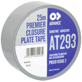 Nastro americano Argento in Tessuto di polietilene Advance Tapes AT293, adesivo in Resina di gomma, 50mm x 25m x 0.3mm