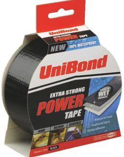 Nastro telato Nero in Tessuto di polietilene Loctite, adesivo in Gomma, 50mm x 25m