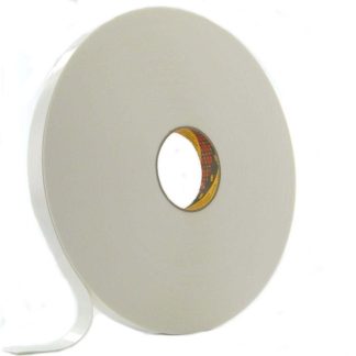 Nastro Biadesivo in Schiuma acrilica 3M 4430P, 19mm x 66m x 0.88mm, Bianco, 20 N/cm