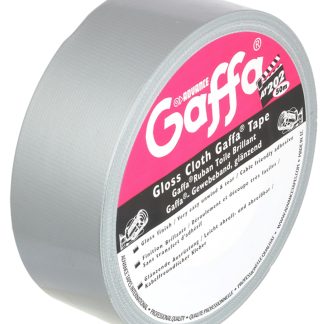 Resina di gomma Nastro Gaffa Argento Advance Tapes, 50mm x 50m, spessore 0.22mm, Gloss AT202