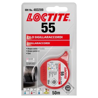 Sigillante per tubi Loctite 55, 50 m