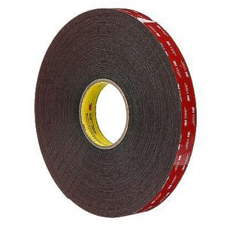 Nastro Biadesivo in Schiuma acrilica 3M VHB™ 5952F, 19.0mm x 14.0m x 1.10mm, Nero, 39 N/cm