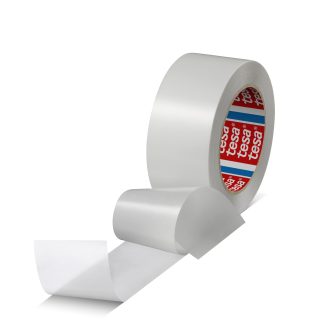 Nastro telato Traslucido in UHMW polietilene Tesa 51206, adesivo in acrilato, 50mm x 33m x 0.11mm