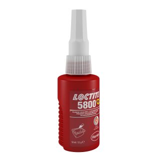 Sigillante per tubi (Liquido) Loctite Loctite 5800, 50 ml, col. Rosso, -55 → +180 °C.