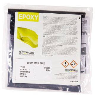 Adesivo epossidico Electrolube ER2220 Nero, grigio, Confezione da 250 g, -40 → +130 °C