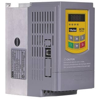 Inverter Parker, 1,1 kW, 230 V c.a., 1 fase, 0.5 → 590Hz