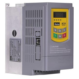 Inverter Parker, 1,1 kW, 400 V c.a., 3 fasi, 0.5 → 590Hz