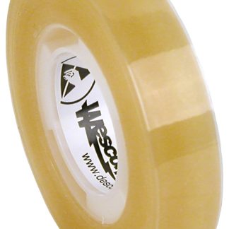 Nastro ESD Desco Europe per imballaggi, 32.9m x 12mm, Antistatico, col. Trasparente