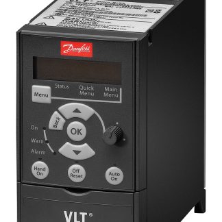 Inverter Danfoss, 0,75 W, 230 V c.a., 3 fasi, 0 → 200 (VVC+ Mode) Hz, 0 → 400 (U/f Mode) Hz