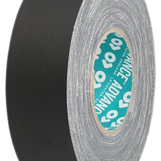 Nastro americano Nero in Tessuto Advance Tapes AT160, adesivo in Gomma naturale, 25mm x 50m x 0.33mm