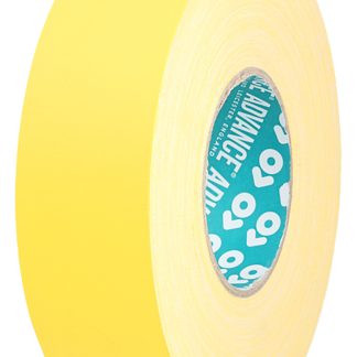 Nastro americano Giallo in Tessuto Advance Tapes AT160, adesivo in Gomma naturale, 15mm x 50m x 0.33mm