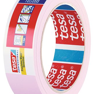 Nastro in Carta molto sottile Tesa 4333, adesivo in Acrilico, 50m x 50mm x 0.08mm, Rosa