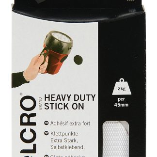 Nastro Hook & Loop Velcro®, 45mm x 45mm, Bianco