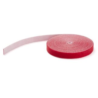 Nastro Hook & Loop StarTech.com, 30.5m x 19mm, Rosso