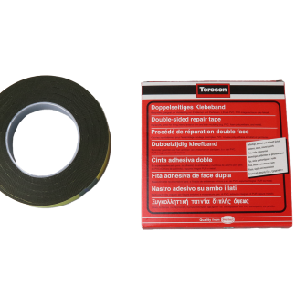 Nastro in schiuma biadesivo in Schiuma in PE espanso Teroson TEROSON VR 1000 x 10.0m, Nero