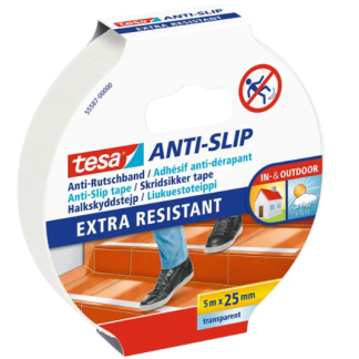Nastro antiscivolo Tesa 55587-00000-11, in PVC, 25mm x 5m