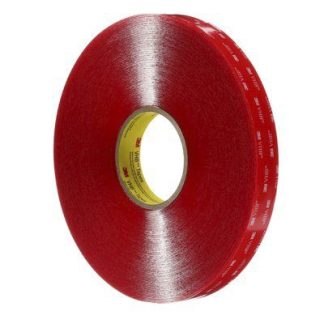 Nastro Biadesivo in Schiuma acrilica 3M VHB™ 4910F, 25.0mm x 33.0m x 1.0mm, Trasparente, 26 N/cm