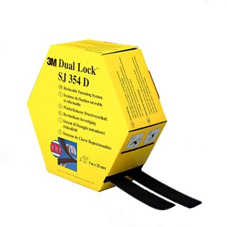 Nastro Hook & Loop 3M Dual Lock™ SJ354D, 25mm x 5m, Nero
