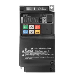 Inverter Omron, 0,75 kW, 200 V c.a., 3 fasi, 400Hz