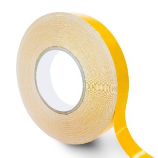 Nastro biadesivo Giallo in PVC RS PRO F30, 19mm x 50m x 0.245mm