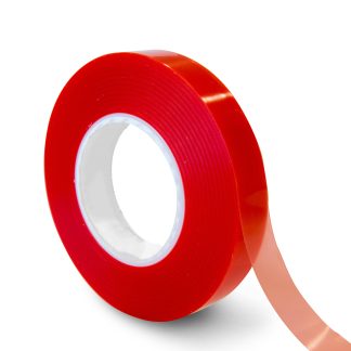 Nastro biadesivo Rosso in Poliestere RS PRO F40, 19mm x 50m x 0.2mm