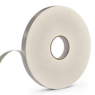 Nastro Biadesivo in Schiuma in PE espanso RS PRO, 25.0mm x 50.0m x 1.0mm, Bianco