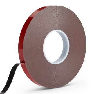 Nastro Biadesivo in Schiuma acrilica RS PRO, 12.0mm x 33.0m x 0.64mm, Nero
