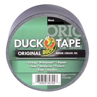 Nastro telato Nero in Tessuto DUCK TAPE 222228, 50mm x 50m x 0.17mm