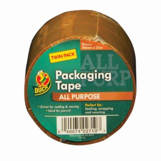 Nastro per imballaggio DUCK TAPE Marrone, 50mm x 25m