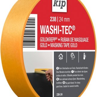 Nastro in Carta KIP 238-24, adesivo in Acrilico, 50m x 24mm, Oro