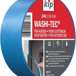 Nastro in Carta KIP 246-36, adesivo in Acrilico, 50m x 36mm, Blu