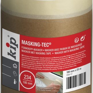 Nastro in Carta KIP 234-17, adesivo in Gomma naturale, 25m x 180mm, Beige