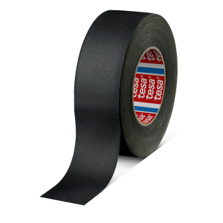 Nastro americano Nero in Tessuto Tesa 4541, adesivo in Gomma naturale, 50mm x 50m x 0.27mm