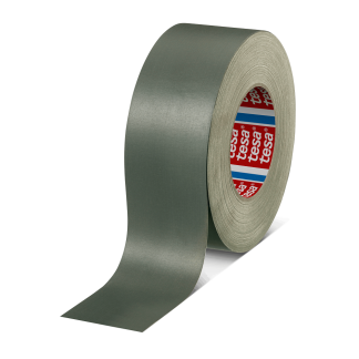 Nastro americano Grigio in Tessuto rivestito in acrilico Tesa 4657, adesivo in Gomma naturale, 38mm x 50m x 0.29mm