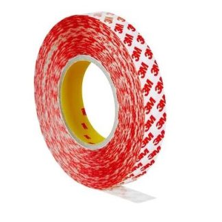 Nastro biadesivo Trasparente in Acrilico 3M, adesivo in Acrilico, 25mm x 50m x 0.2mm