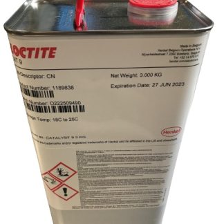 Composto per resinatura in Ammina alifatica modificata Loctite CATALYST 9, col. Ambra, Barattolo da 3 kg