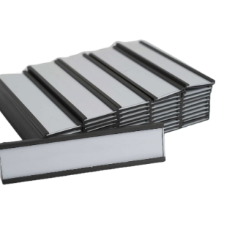 Portaetichette magnetico in Ferrite di stronzio RS PRO, dimensioni 100mm x 25mm x 2.9mm