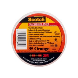 Nastro isolante 3M Scotch 35 Vinyl Electrical Color Coding Tape in Vinile, 19mm x 20m x 0.18mm