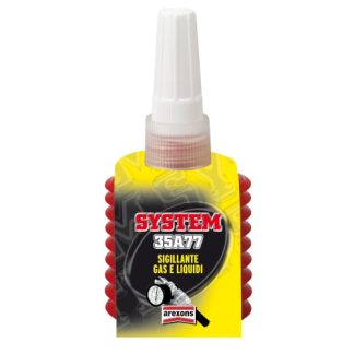 Guarnizione AREXONS SYSTEM 35A77 SIGILLANTE GAS E LIQUIDI Giallo, Bottiglia da 100 ml