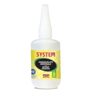 Adesivo acrilico AREXONS System C661 Cianoacr.Universale, col. Trasparente da 50 ml