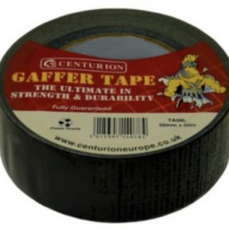 Nastro Gaffa Nero The Safety Supply Company, 50mm x 50m, spessore 0.17mm, PE SCXO-CI