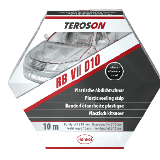 Adesivo sigillante Teroson RB VII D10 Nero, Grigio chiaro, Striscia