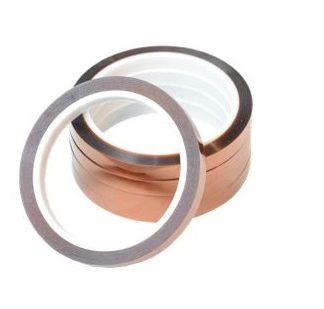 Nastro in Polimmide RS PRO, adesivo in Silicone, 33m x 10mm, Ambra