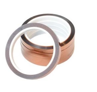 Nastro in Polimmide RS PRO, adesivo in Silicone, 33m x 19mm, Ambra
