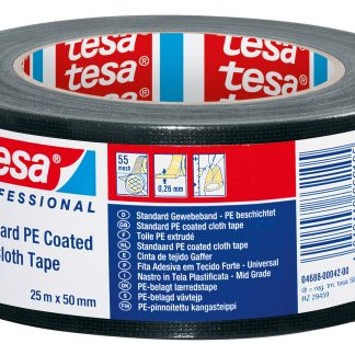 Nastro americano Nero in Tessuto estruso in PE Tesa 04688-00042 x 0.26mm